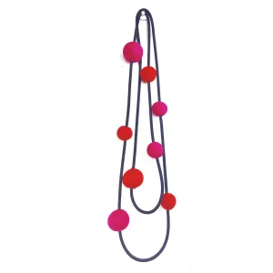 8 chunky felt beads -new combinations