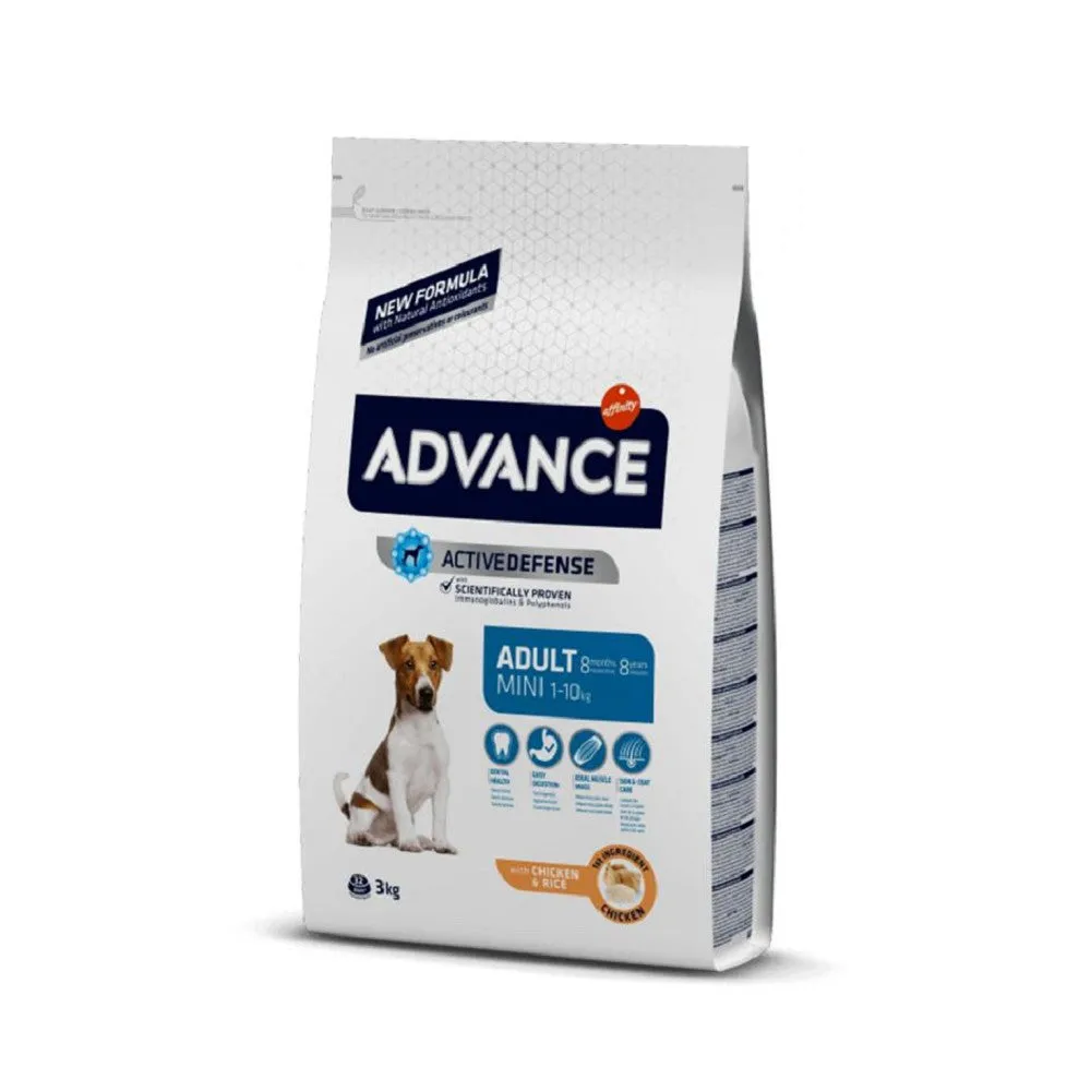 Active Defense - Chicken & Rice Small Bites for Mini Adult Dog Dry Food