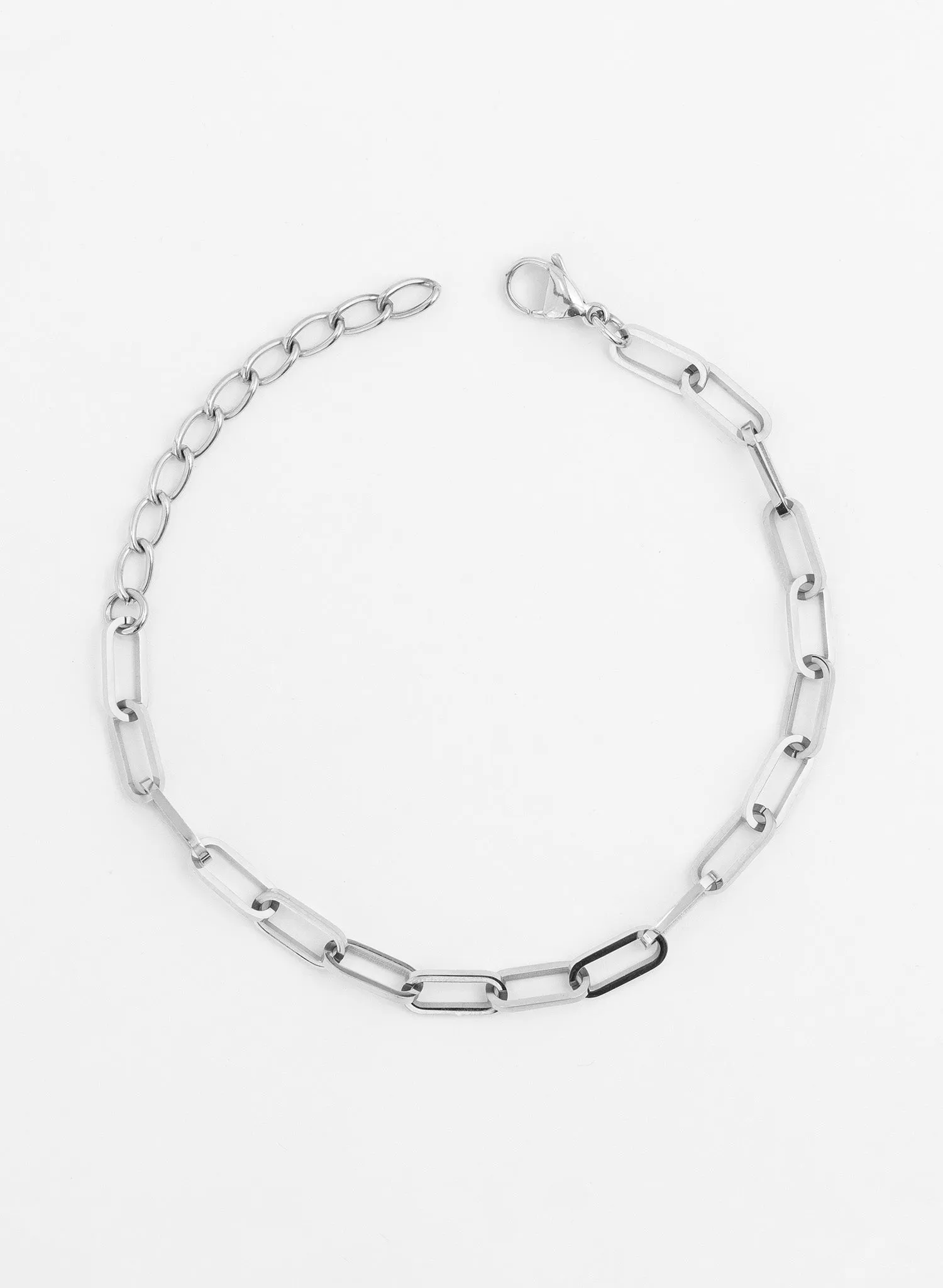 Adorné black with chunky anklet strap