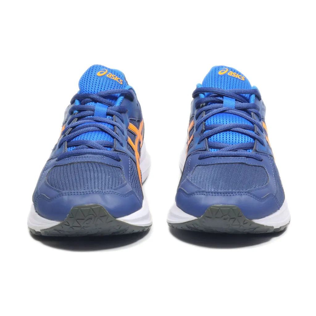 Asics Sport Shoes Leather Blue Colour For Men