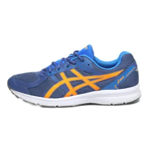 Asics Sport Shoes Leather Blue Colour For Men