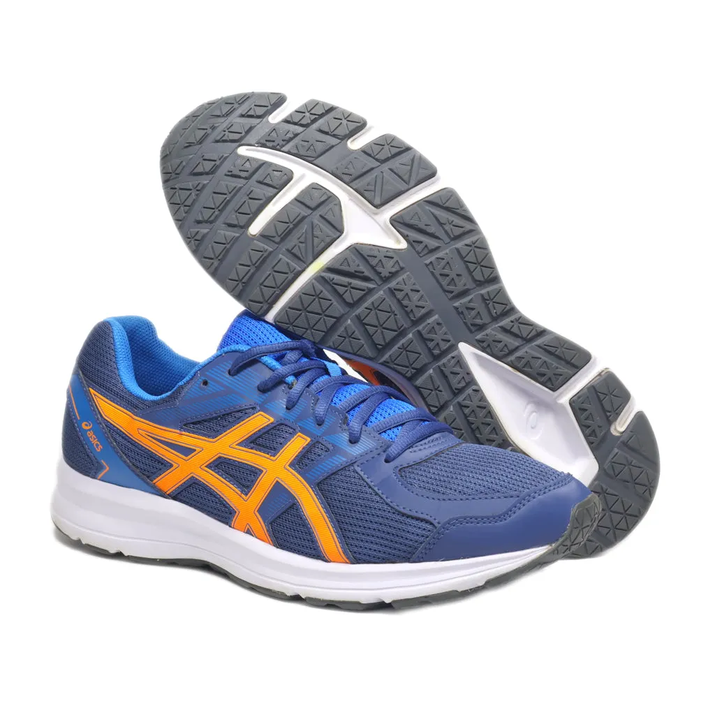 Asics Sport Shoes Leather Blue Colour For Men