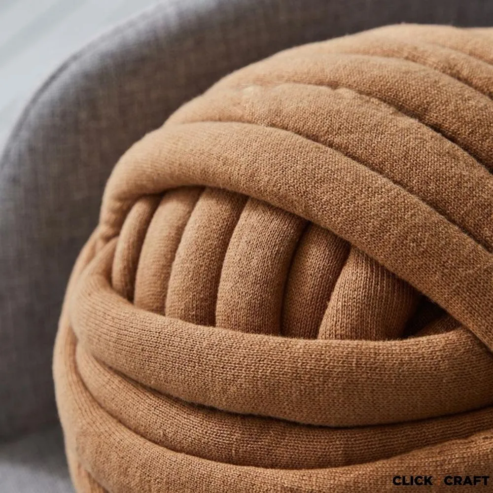Beige - Cotton Tube Yarns