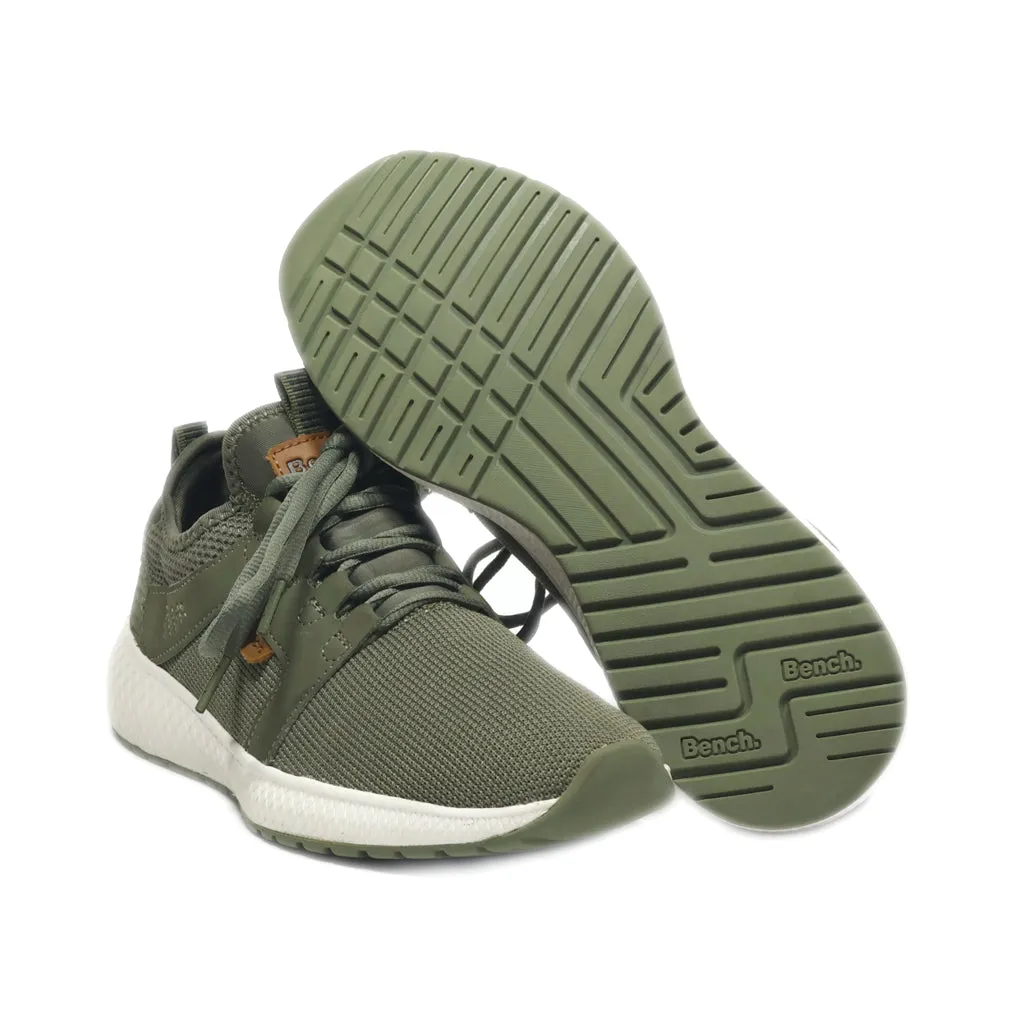 Bench. Sport Shoes Fabric Green Colour For Men