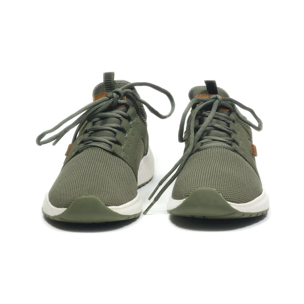 Bench. Sport Shoes Fabric Green Colour For Men