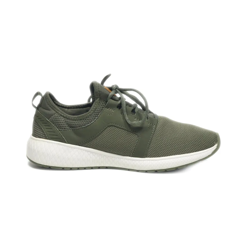 Bench. Sport Shoes Fabric Green Colour For Men