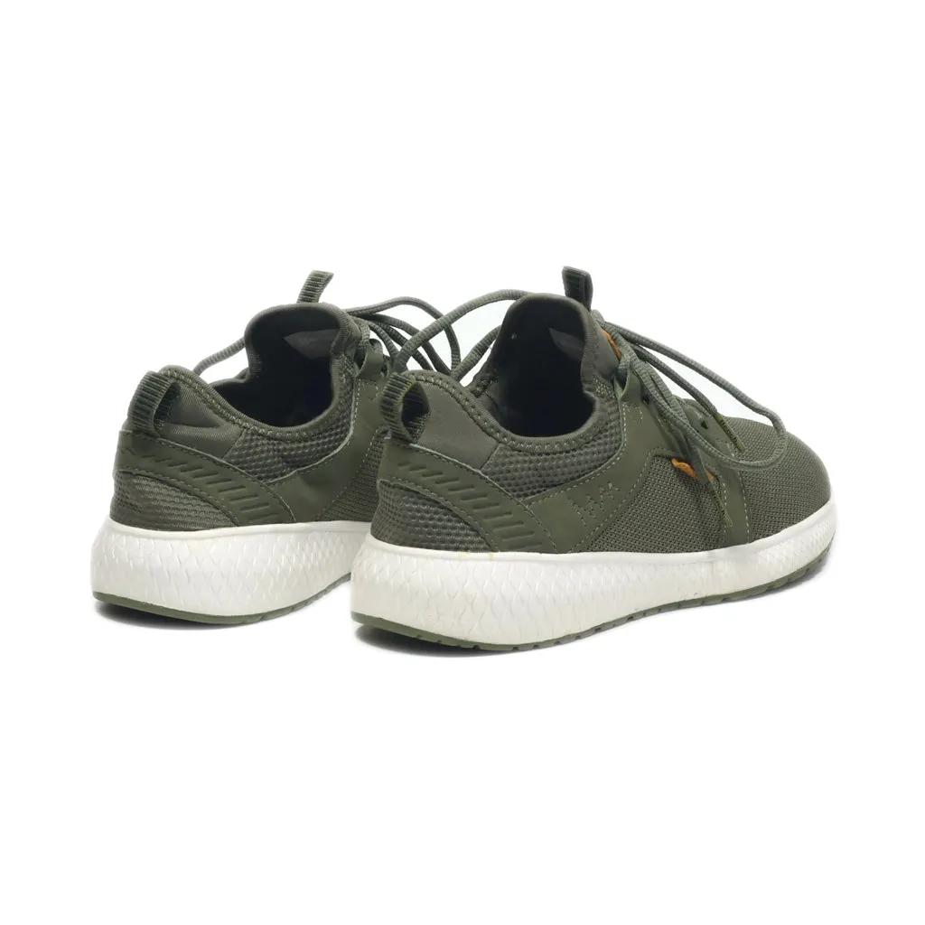 Bench. Sport Shoes Fabric Green Colour For Men