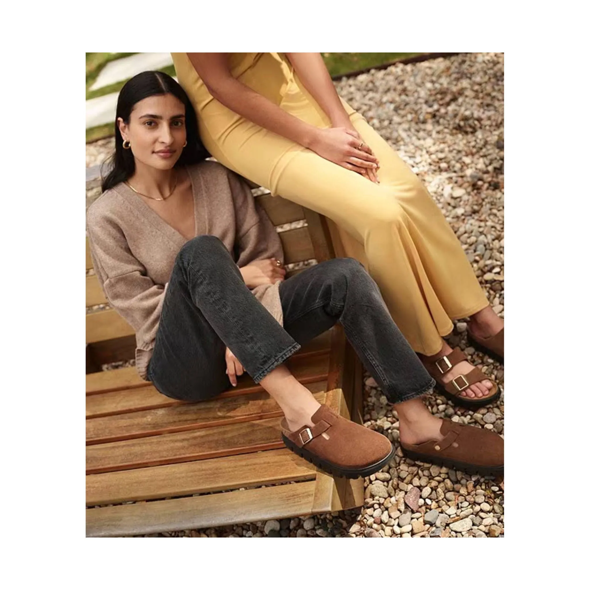 Birkenstock Papillio Boston Chunky Clog - Dark Tea Natural
