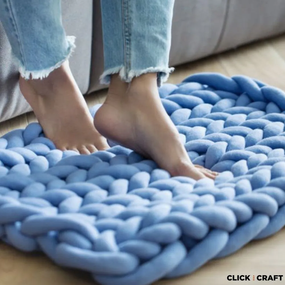 Blue - Cotton Tube Yarns