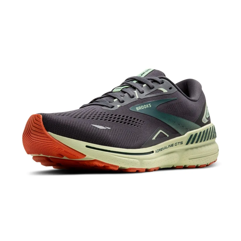 'Brooks' Men's Adrenaline GTS 23 - Ebony / Smoke Green / Clay
