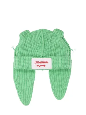 Charles Jeffrey LOVERBOY   Chunky Rabbit cotton beanie 