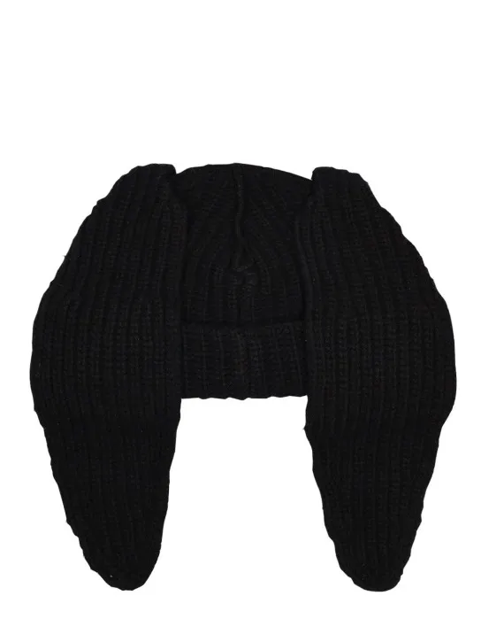 Charles Jeffrey LOVERBOY   Chunky Rabbit wool blend beanie 