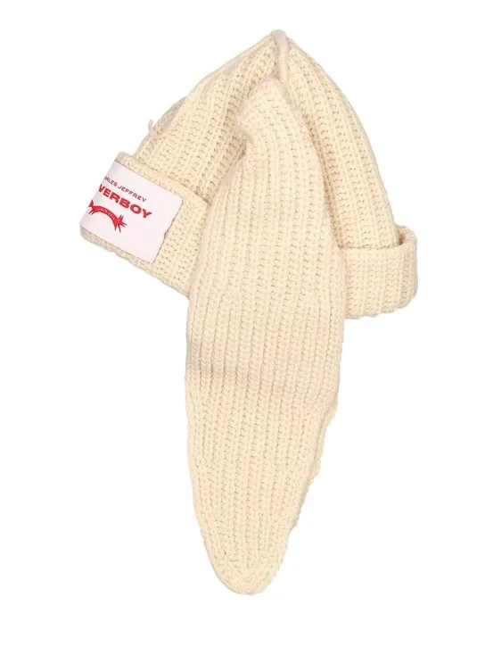 Charles Jeffrey LOVERBOY   Chunky Rabbit wool blend beanie 