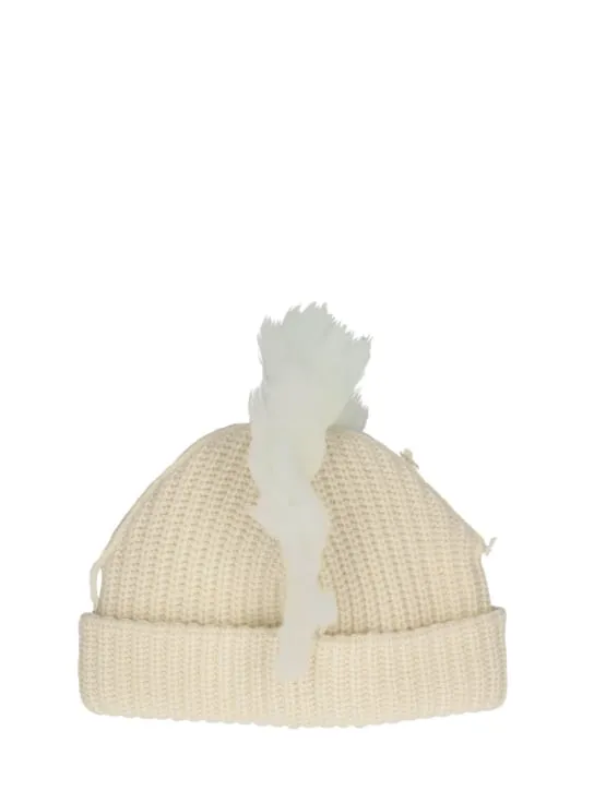 Charles Jeffrey LOVERBOY   Chunky Unicorn wool &amp; nylon beanie 