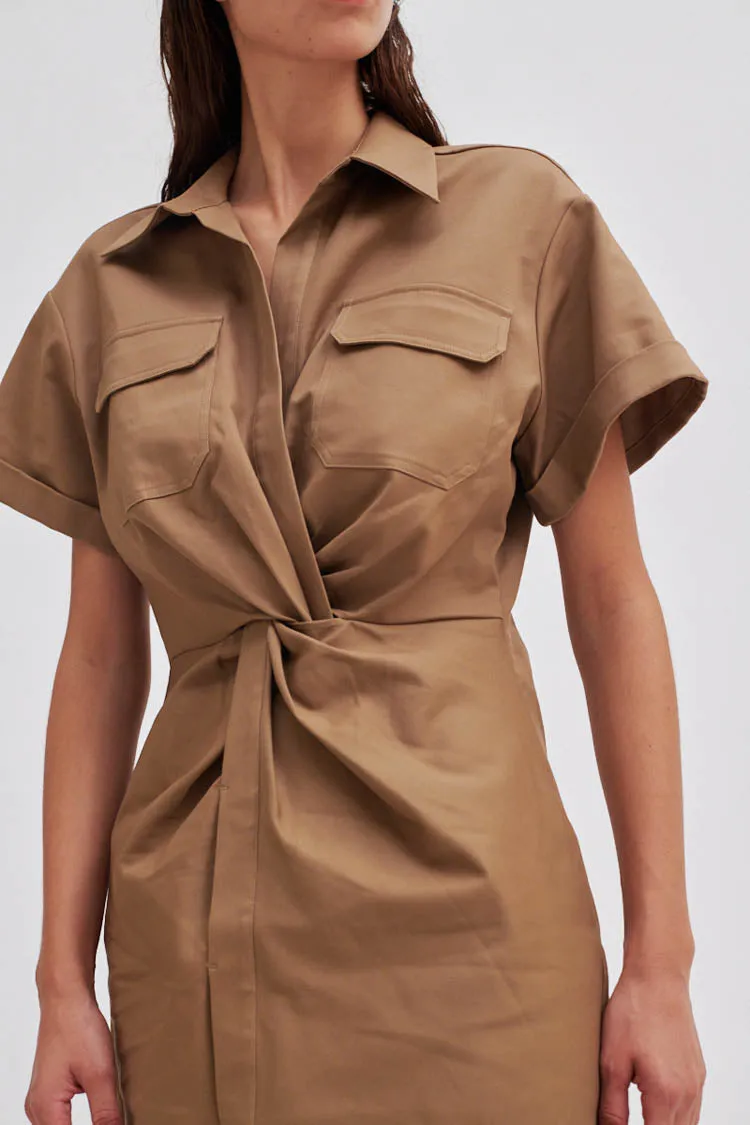 Cheera Dress in Ermine | FINAL SALE