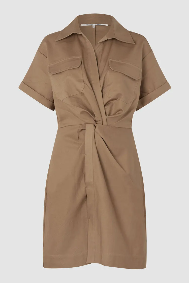 Cheera Dress in Ermine | FINAL SALE
