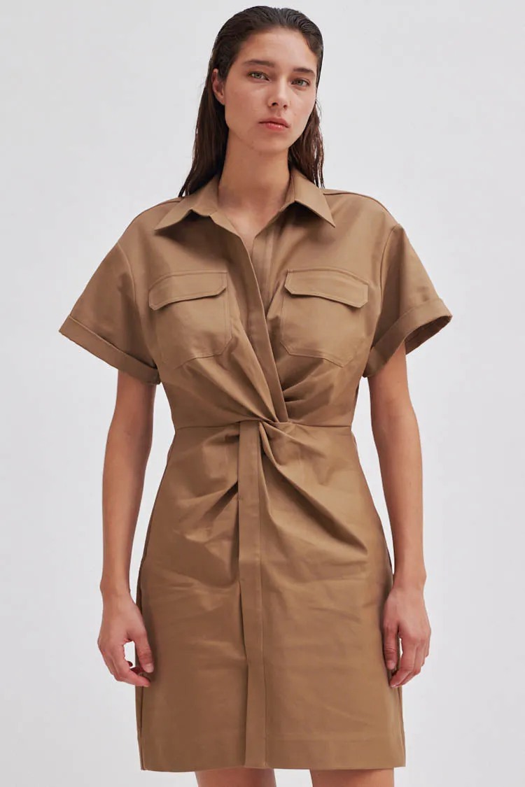 Cheera Dress in Ermine | FINAL SALE