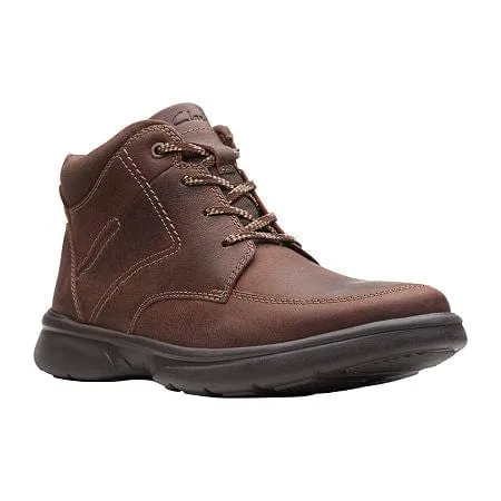 CLARKS - Mid Flat Heel Lace up Boots