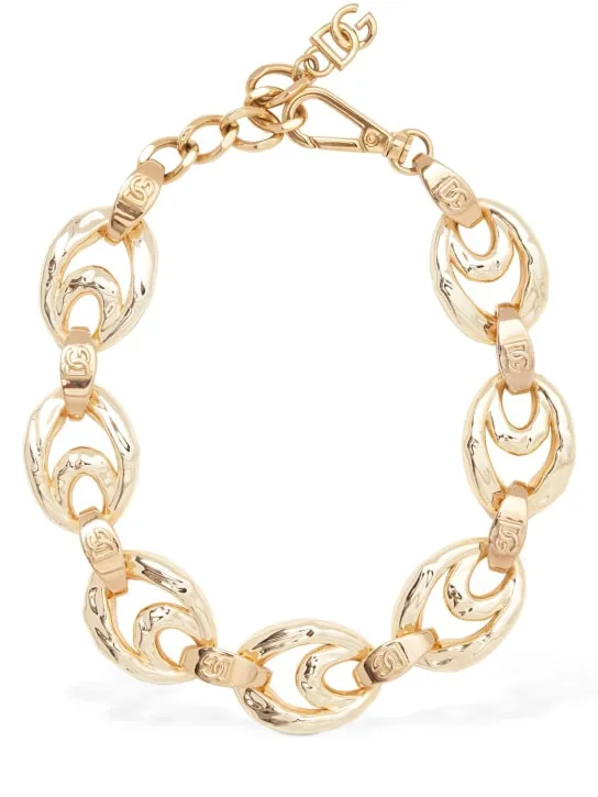 Dolce&amp;Gabbana   DG chunky chain collar necklace 
