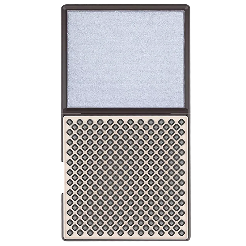 Dual Cleaning Zones Sanitizing Door Mat