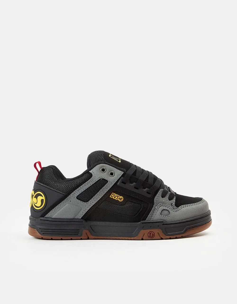 DVS Comanche Skate Shoes - Black/Charcoal/Gum Nubuck