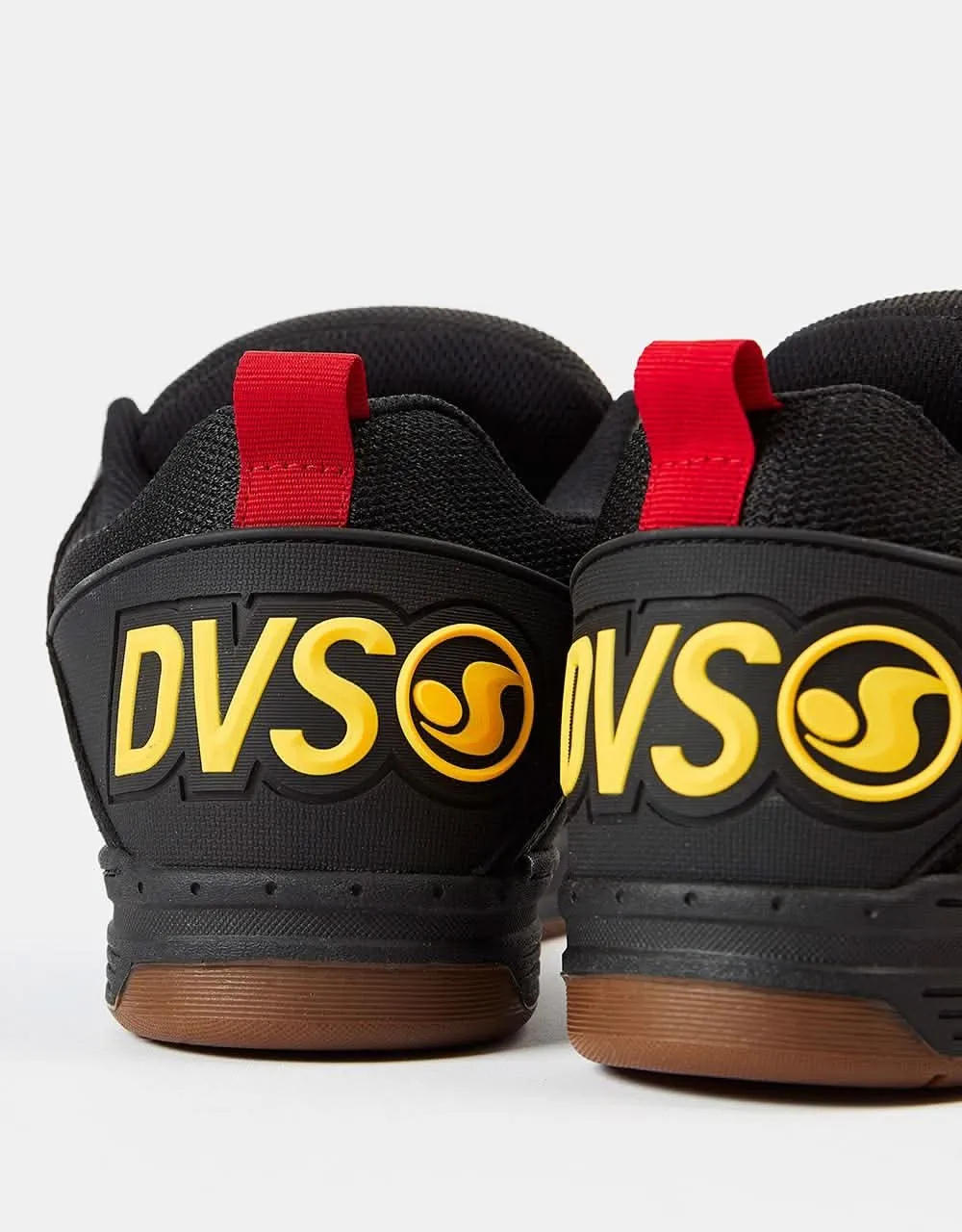DVS Comanche Skate Shoes - Black/Charcoal/Gum Nubuck