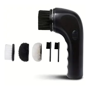 Electric Shoe Shine Kit, Electric Shoe Polisher Brush Shoe Shiner Dust Cleaner Portable Wireless Leather Care Kit For Shoes, Ideal choice for Gifts