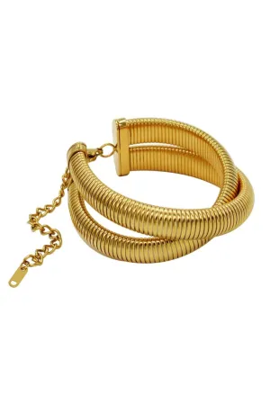 Eydís Layered Flex Snake Chain Bracelet