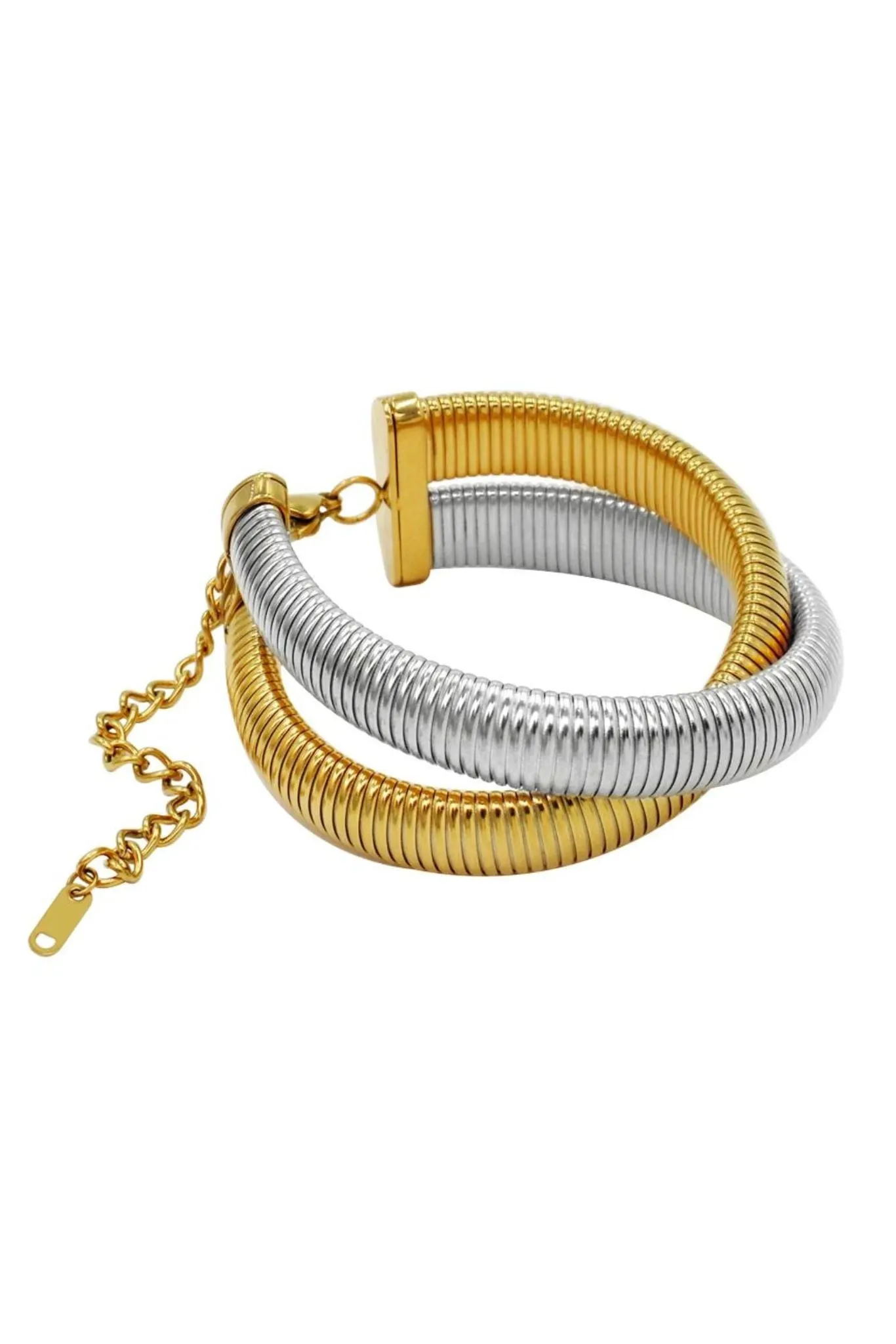 Eydís Layered Flex Snake Chain Bracelet