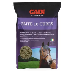 Gain Elite 10 Cubes Horse Feed 25kg