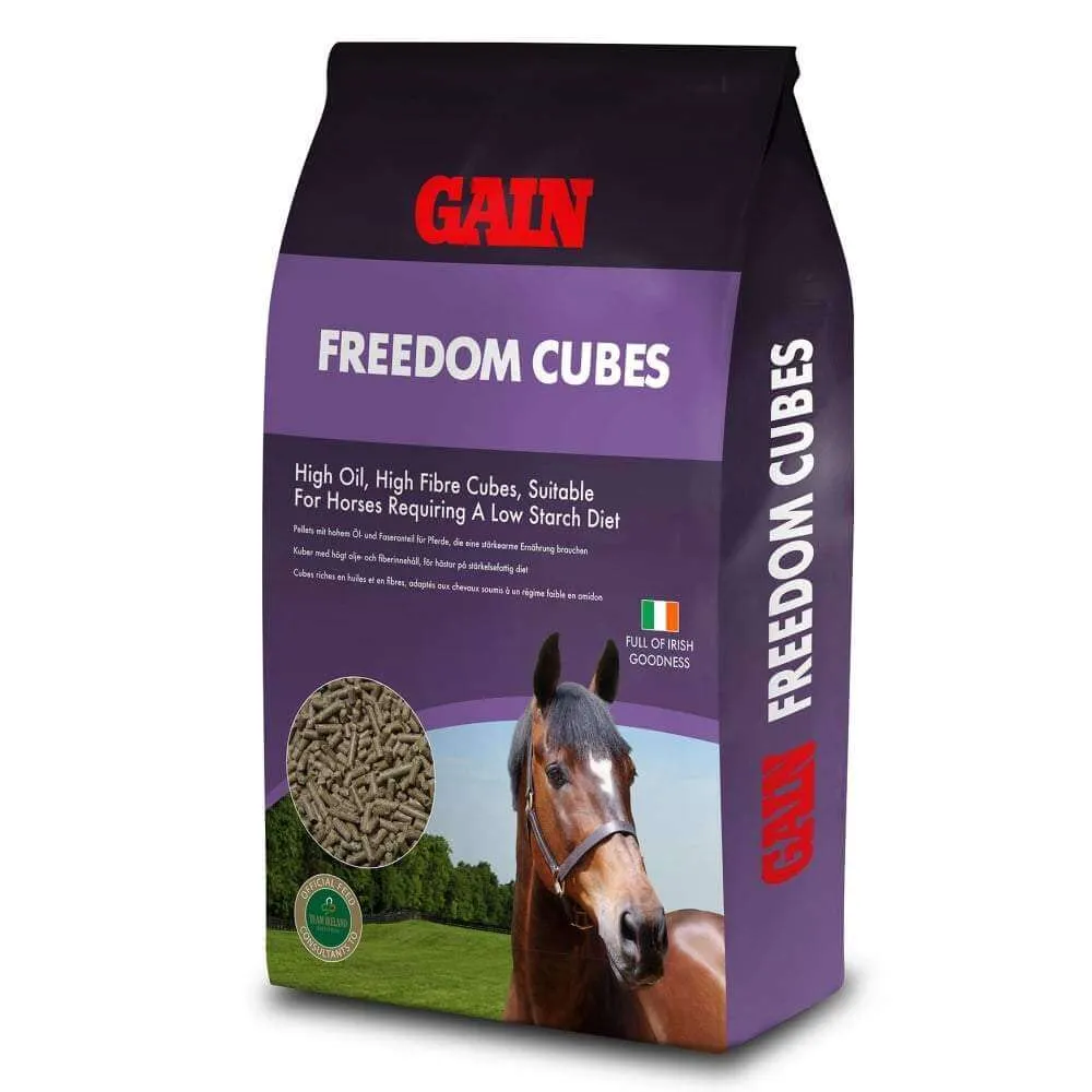 Gain Freedom Cubes Horse Feed 25kg