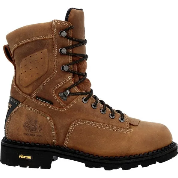 Georgia Boot Men's Brown Logger Round Toe Work Boot GB00122