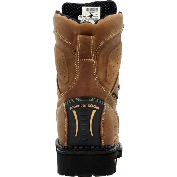 Georgia Boot Men's Brown Logger Round Toe Work Boot GB00122