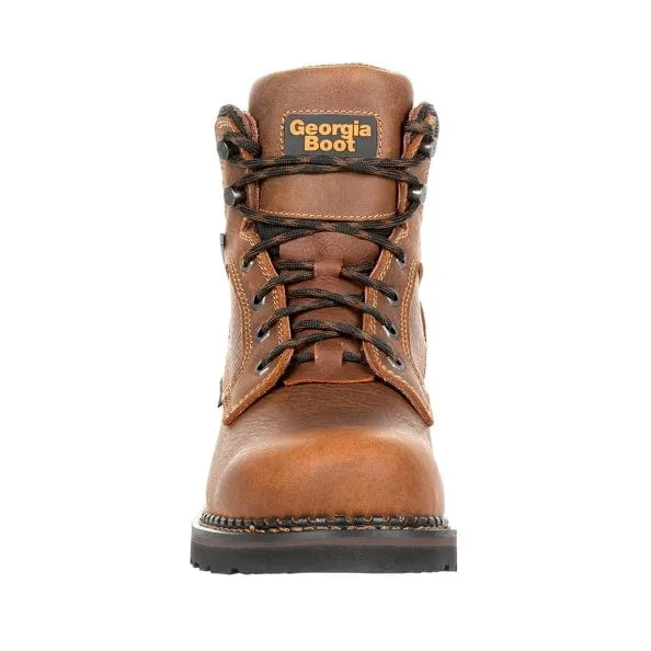 Georgia Boot Men's Georgia Giant Revamp Brown Steel Toe Work Boot GB00317