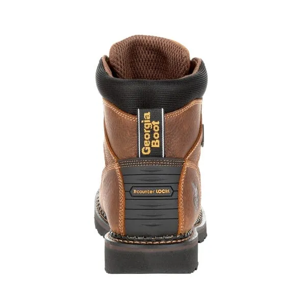 Georgia Boot Men's Georgia Giant Revamp Brown Steel Toe Work Boot GB00317