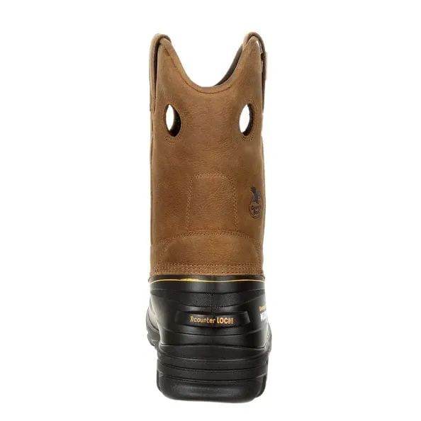 Georgia Boot Men's Muddog Wellington Barracuda Gold Composite Toe Work Boot GB00243