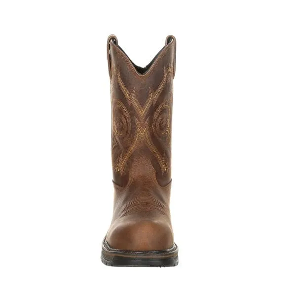 Georgia Boot Men's Wellington Brown Composite Toe Work Boot GB00239