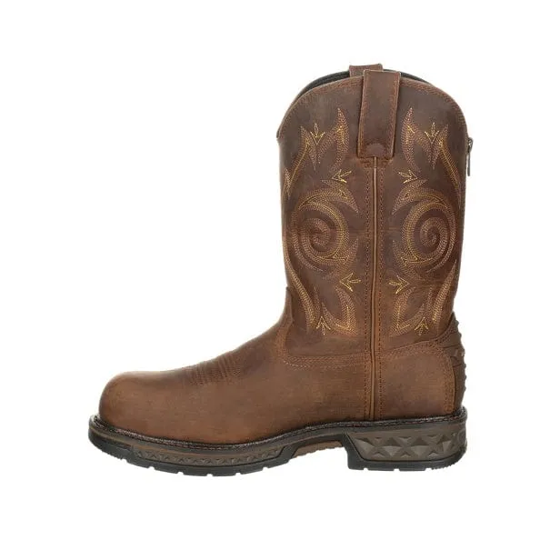 Georgia Boot Men's Wellington Brown Composite Toe Work Boot GB00239