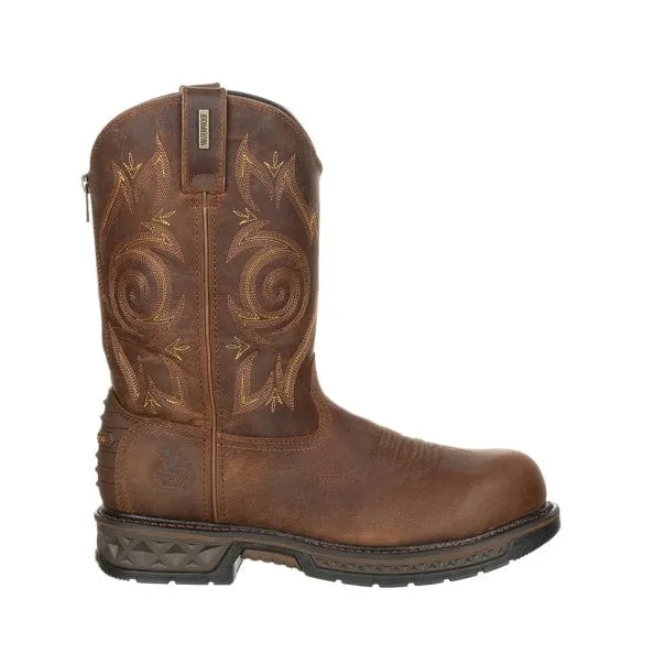 Georgia Boot Men's Wellington Brown Composite Toe Work Boot GB00239