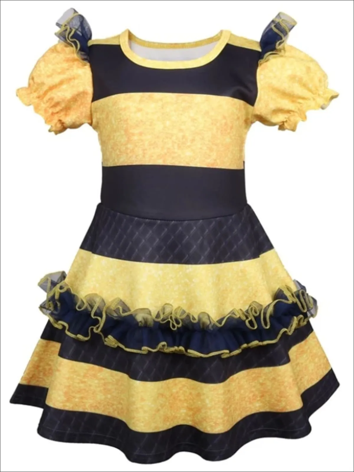 Girls Baby Bumble Bee Costume Dress