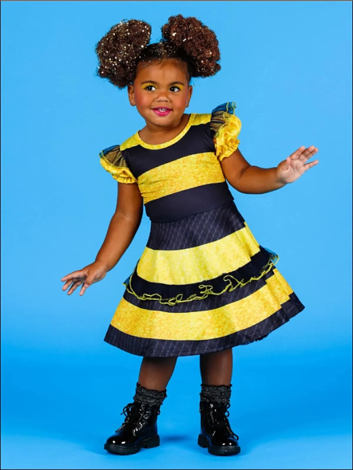 Girls Baby Bumble Bee Costume Dress