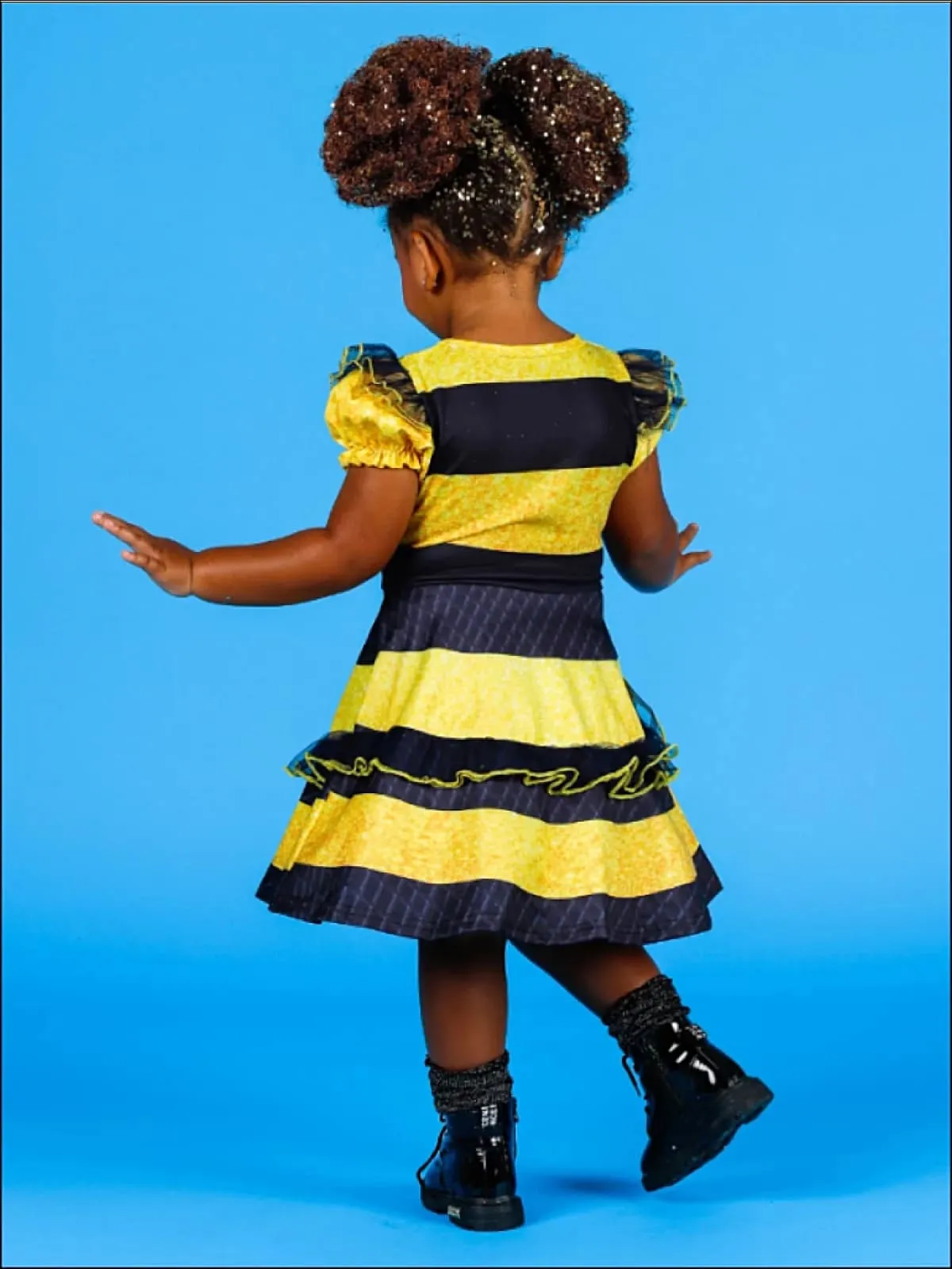 Girls Baby Bumble Bee Costume Dress