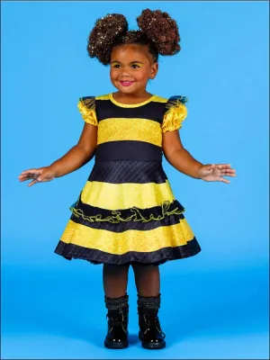 Girls Baby Bumble Bee Costume Dress