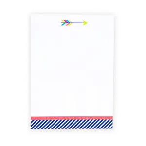 happy arrow chunky notepad