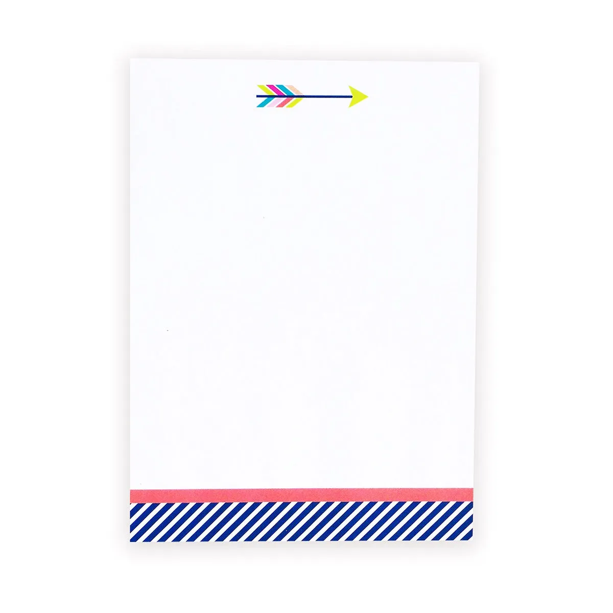 happy arrow chunky notepad
