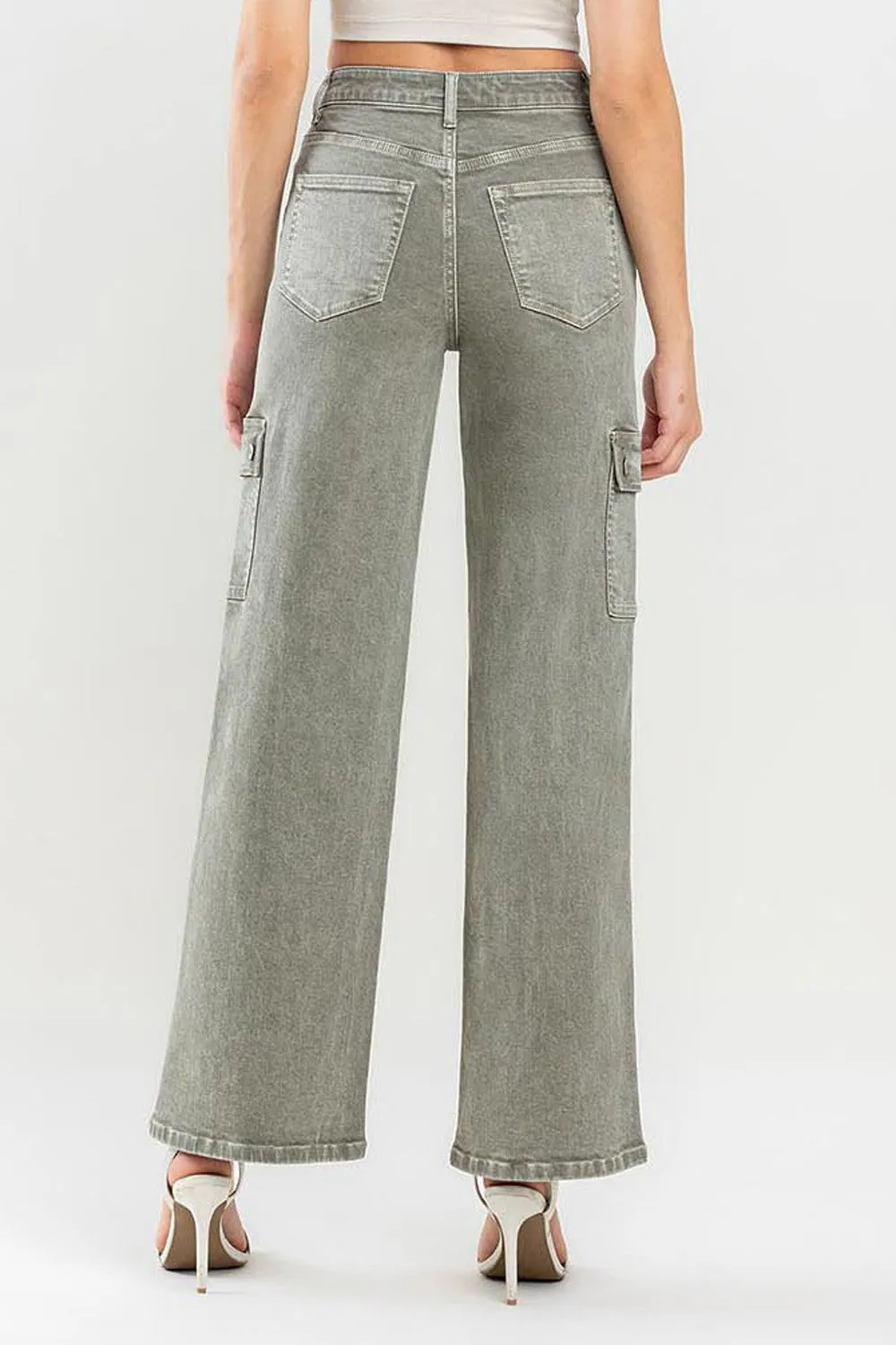 Haven - 90's Super High Rise Cargo Jeans - Vervet - Exclusively Online