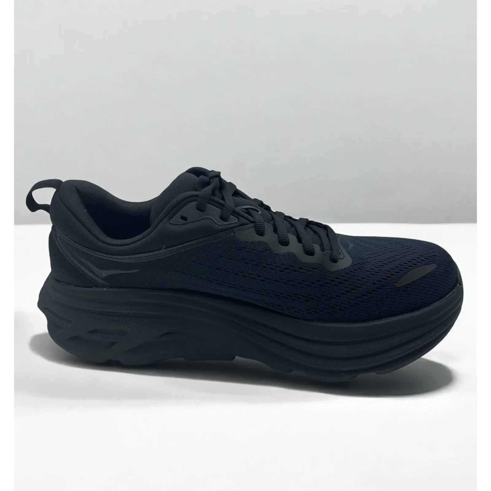 Hoka Womens Bondi 8 Running Shoes Size 9 B Black Athletic