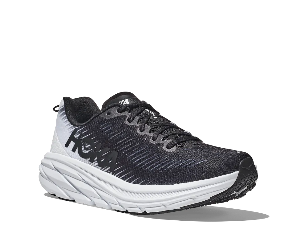 'HOKA' Women's Rincon 3 - Black / White