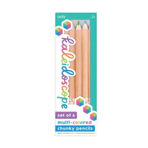 Kaleidoscope Multi-Colored Pencils - Set of 6
