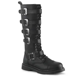 Knee High Combat Boots Bolt-425 - (Unisex)
